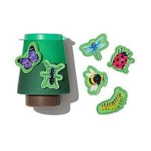 Lovevery Fuzzy Bug Shrub and 6 Velcro bugs From The Pioneer Play Kit 16-…